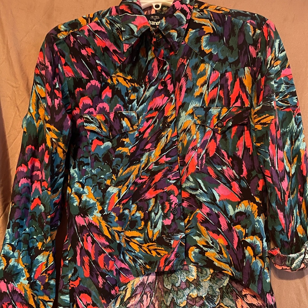 Wrangler Vintage high low shirt